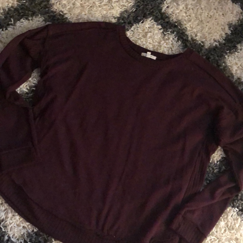 🖤4 for 25 Burgundy varsity style pullover